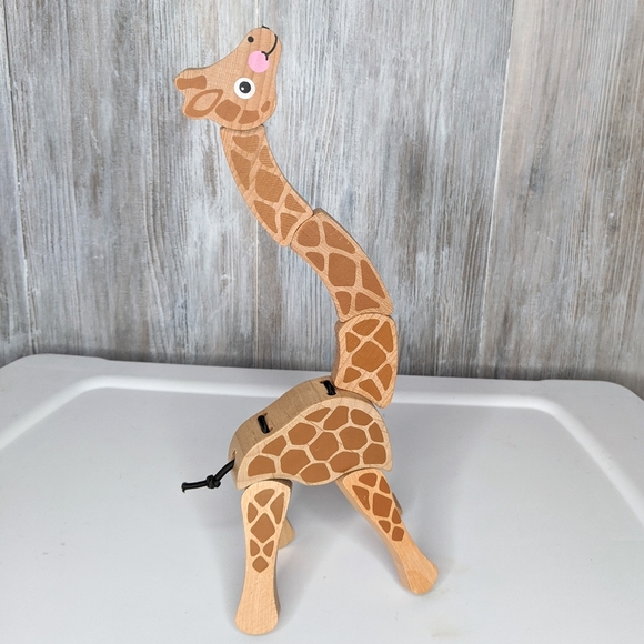 melissa and doug wooden giraffe